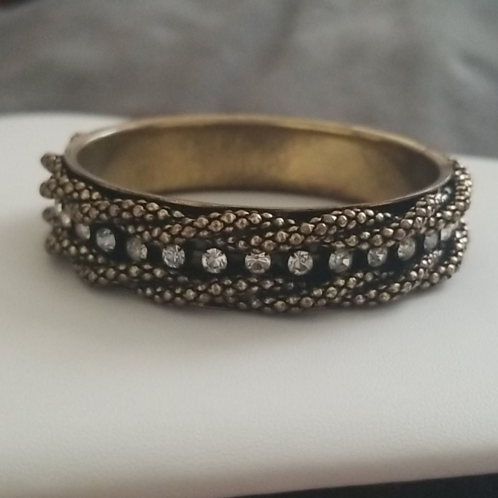 Rhinestone Snake Bangle